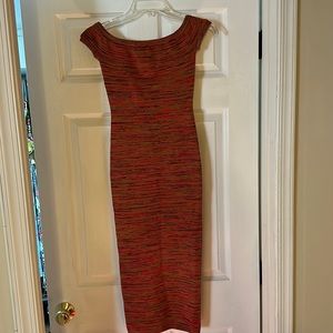 Fitted colorful bodycon dress